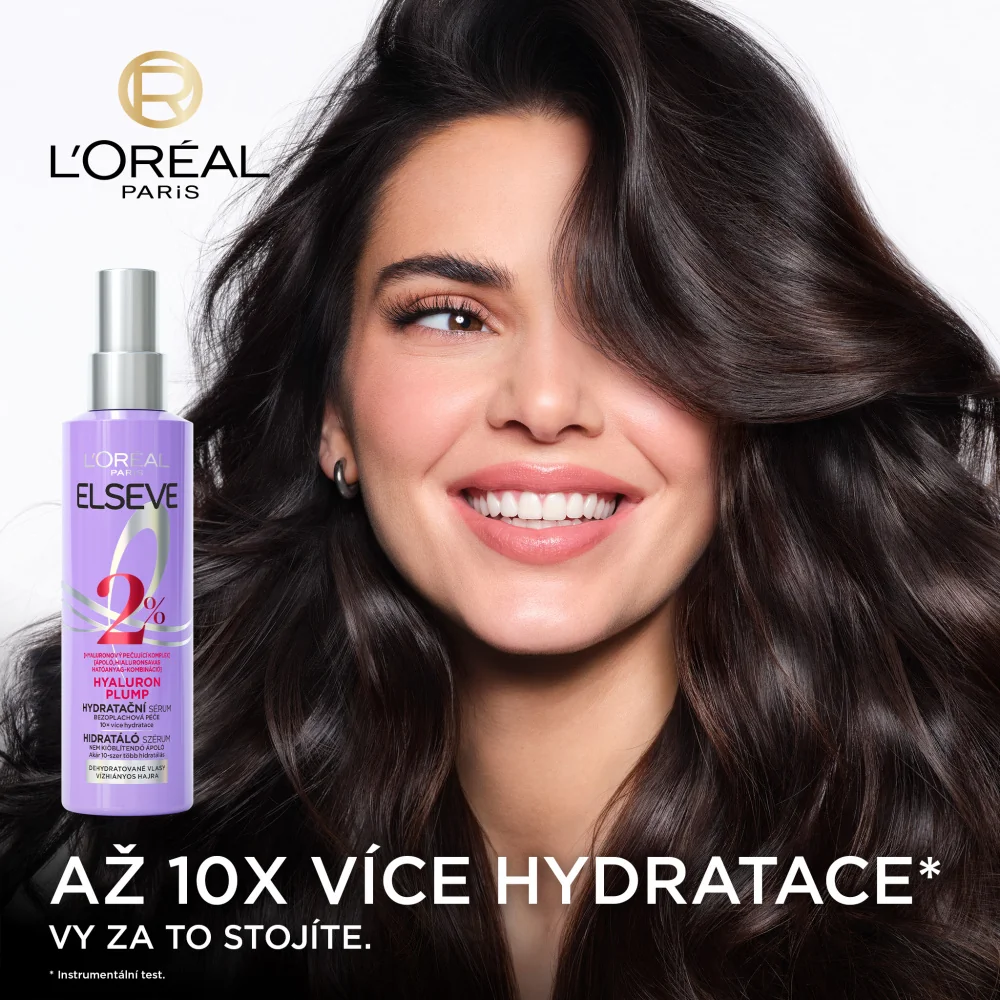 Loréal Paris Elseve Hyaluron Plump hydratační sérum s 2% hyaluronovým pečujícím komplexem 150 ml