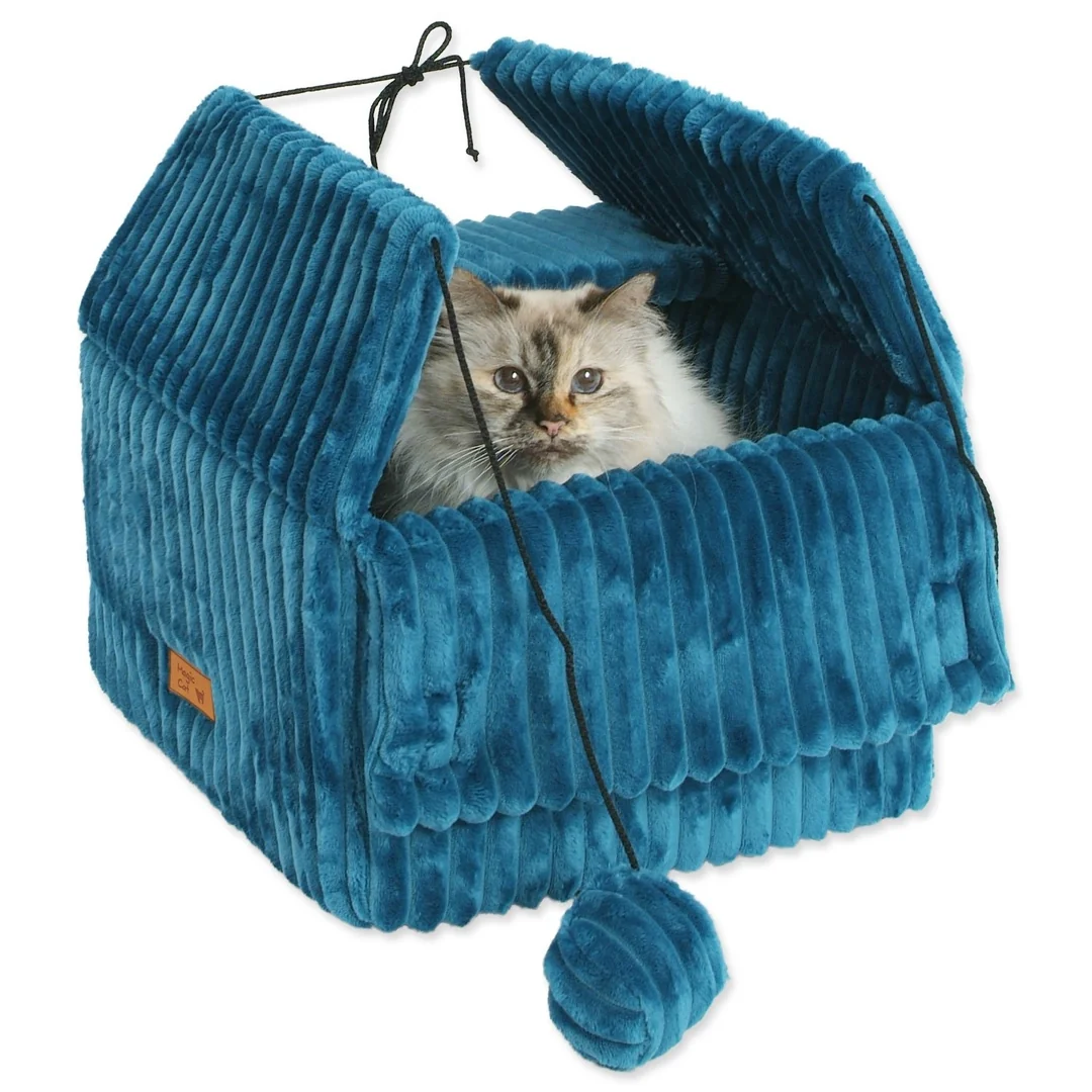 MAGIC CAT Kukaň Stripe modrá 40x36cm