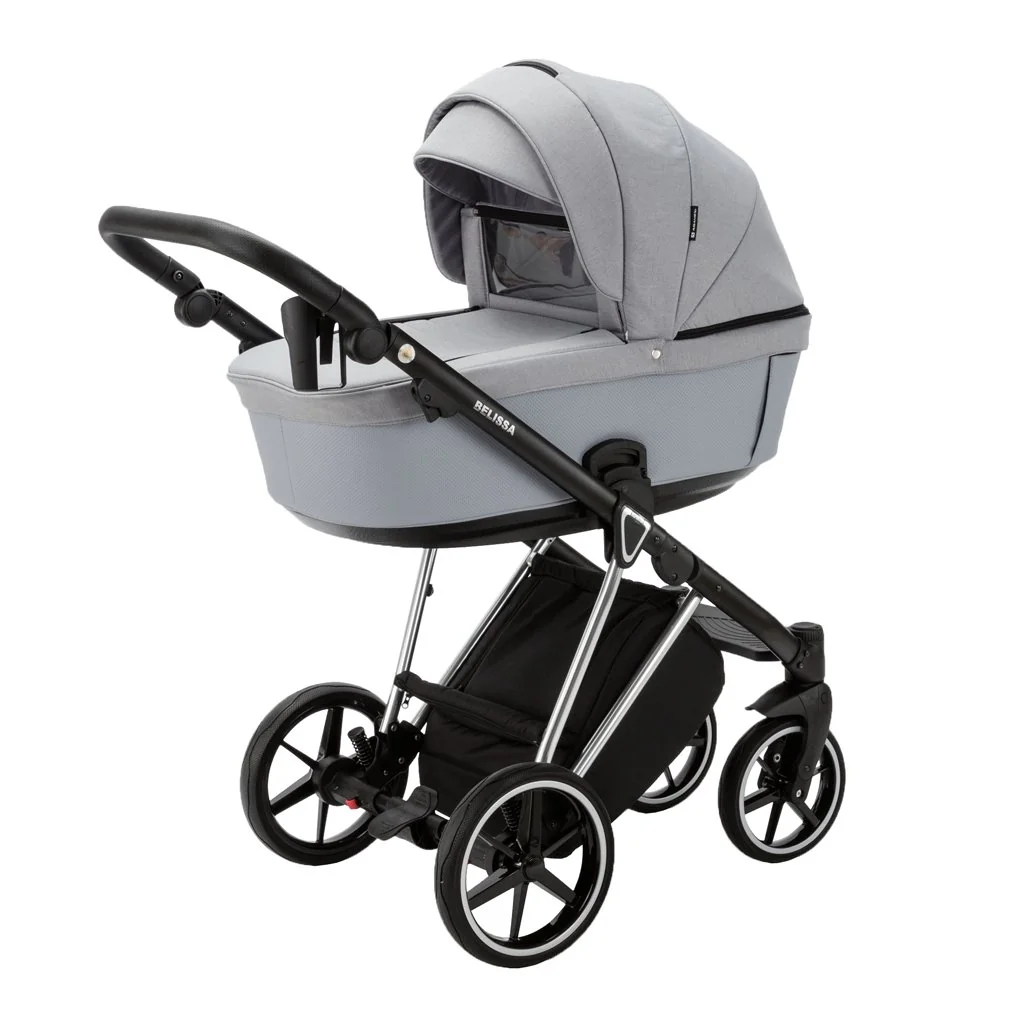 ADAMEX Kočárek kombinovaný Belissa Special Edition Grey/Silver