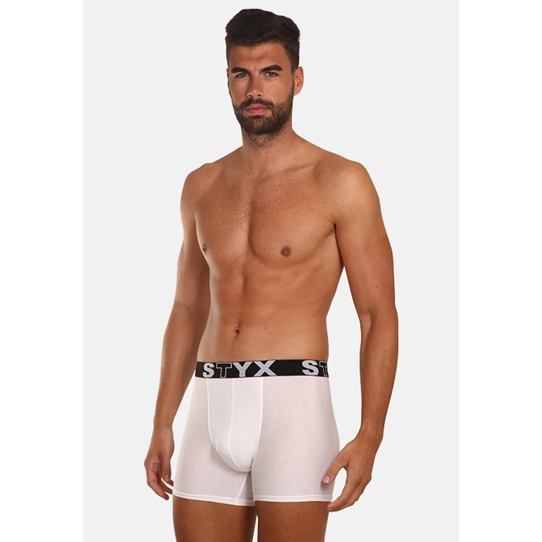 Styx 3PACK pánské boxerky long sportovní guma (U10616161) L