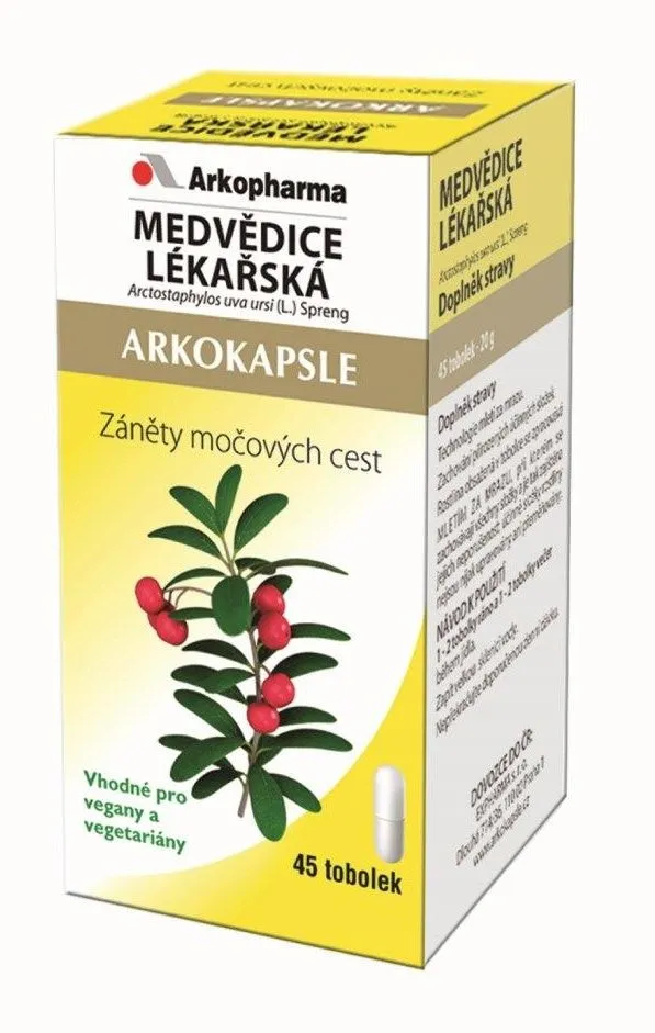 ARKOPHARMA Arkokapsle Medvědice lékařská 45 kapslí