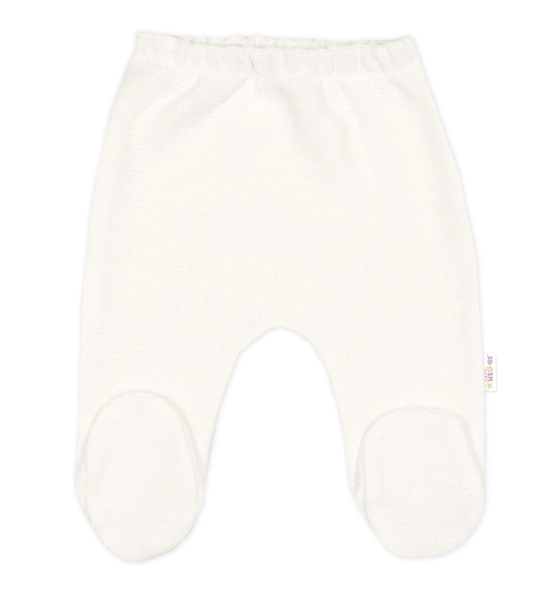 Baby Nellys Pletená sada oblečení pro miminko, Star 5D - bílá vel.  62