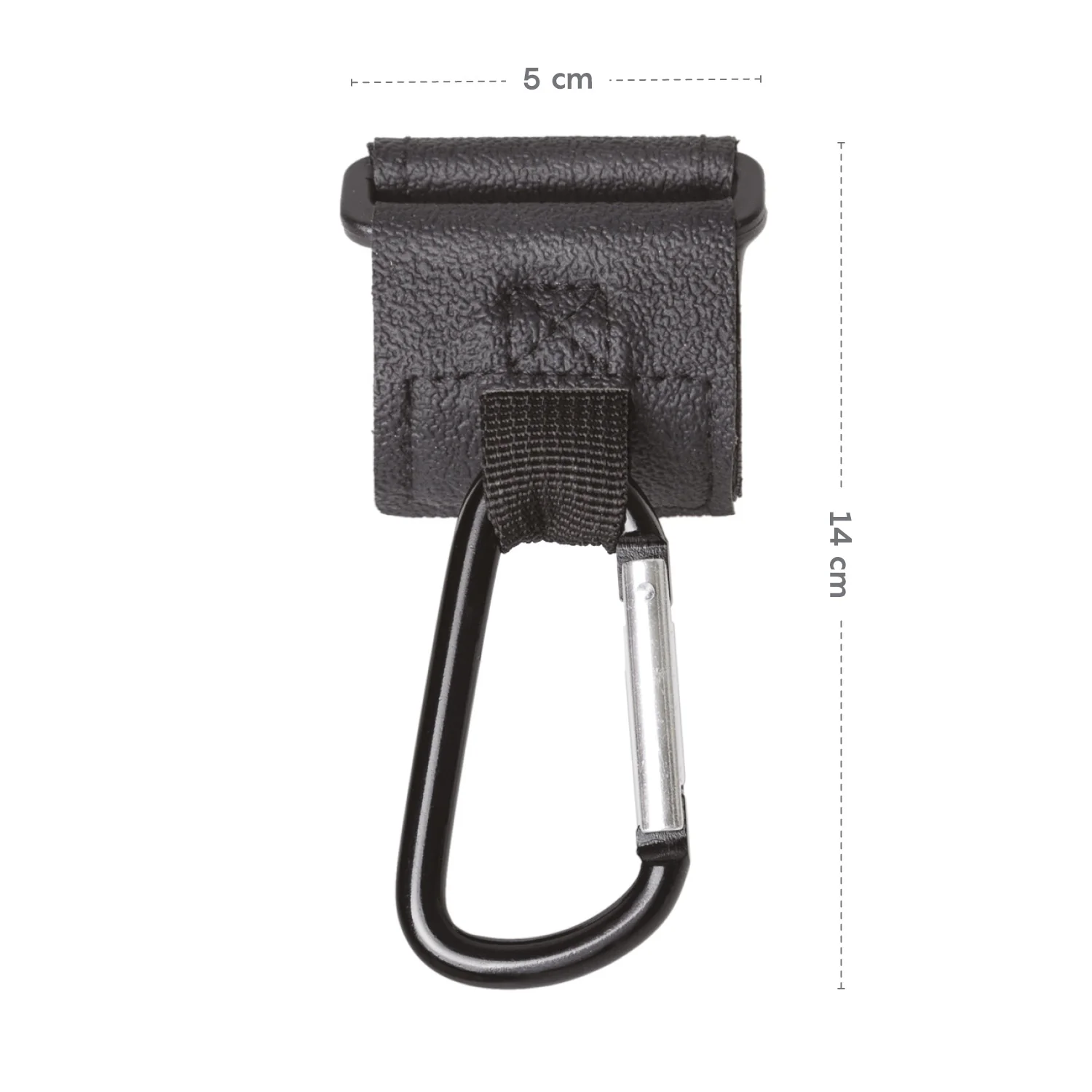 Zopa Multifunkční popruh se skobou 2 ks, Black