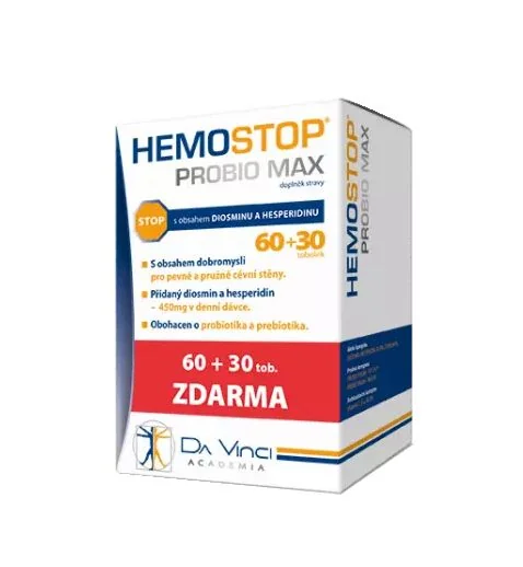 Da Vinci Academia Hemostop Probio MAX 60+30 tobolek