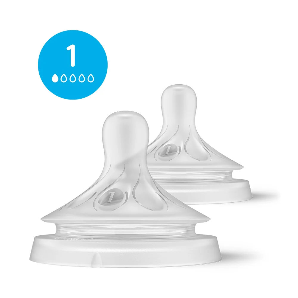 Philips Avent Natural Response 1 Savička velmi pomalý průtok 0m 2 ks