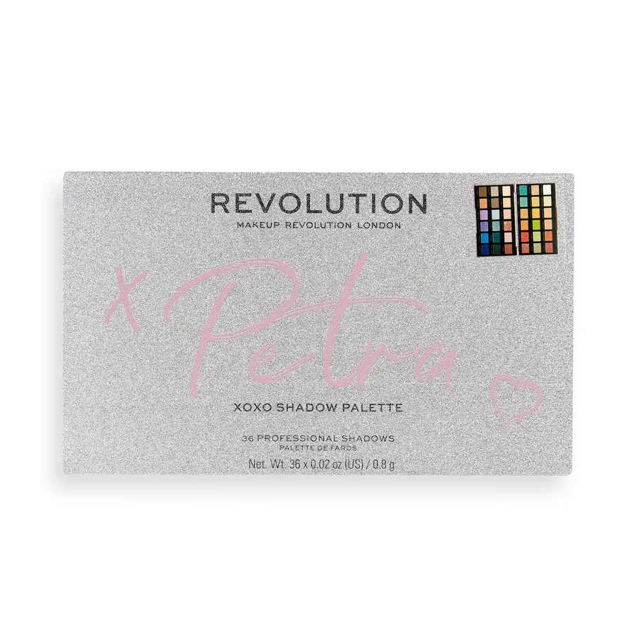 Makeup Revolution X Petra XOXO paletka očních stínů 29 g