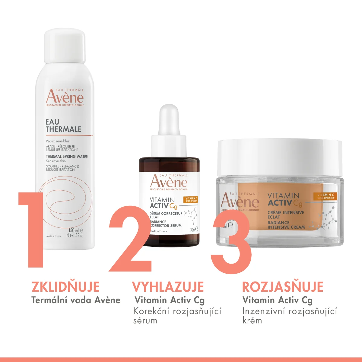Avène Vitamin Activ Cg korekční rozjasňující sérum 30 ml
