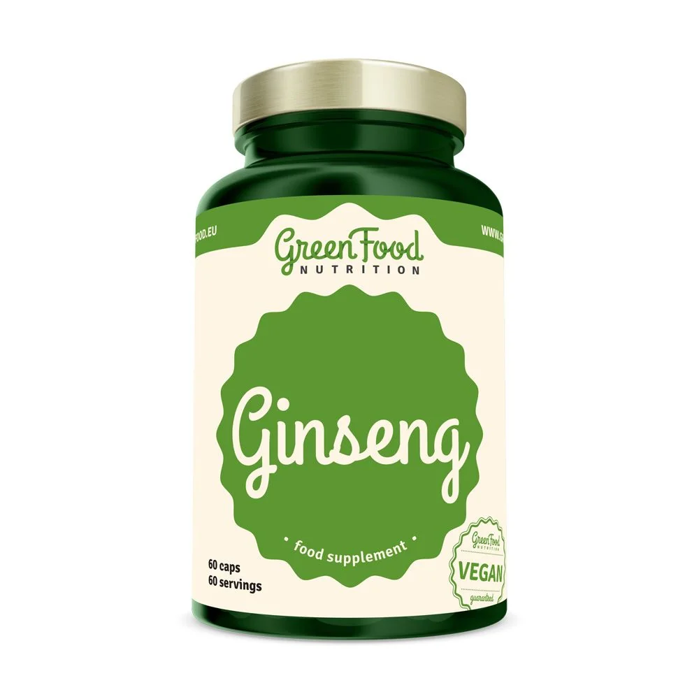 GreenFood Nutrition Ženšen 60 kapslí