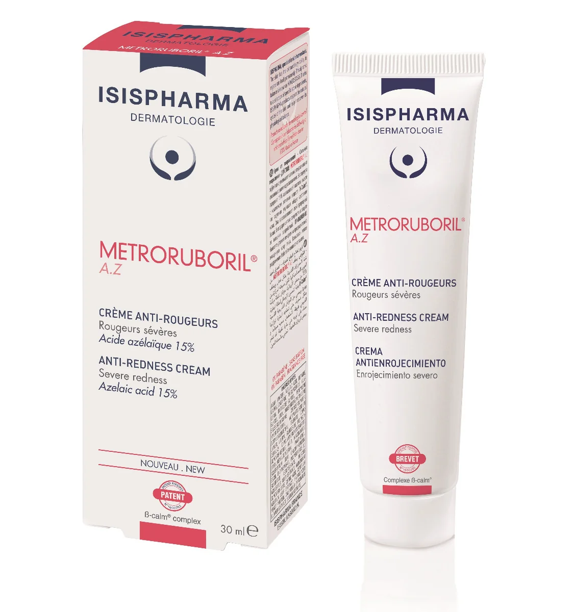 ISISPHARMA METRORUBORIL A.Z. krém proti zarudnutí 30 ml