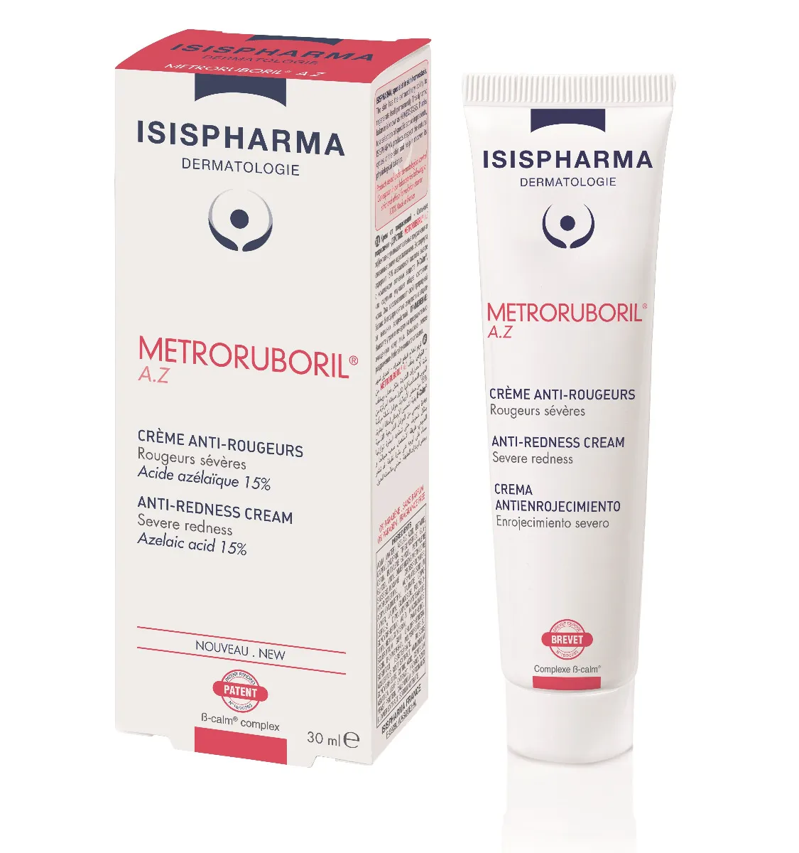 ISISPHARMA METRORUBORIL A.Z. krém proti zarudnutí 30 ml