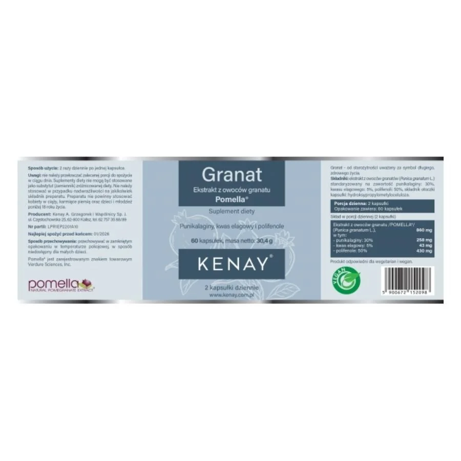Kenay Granát Pomella 60 kapslí