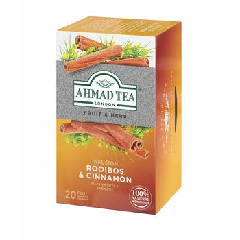 Ahmad Tea Rooibos & Cinnamon porcovaný čaj 20x1,5 g
