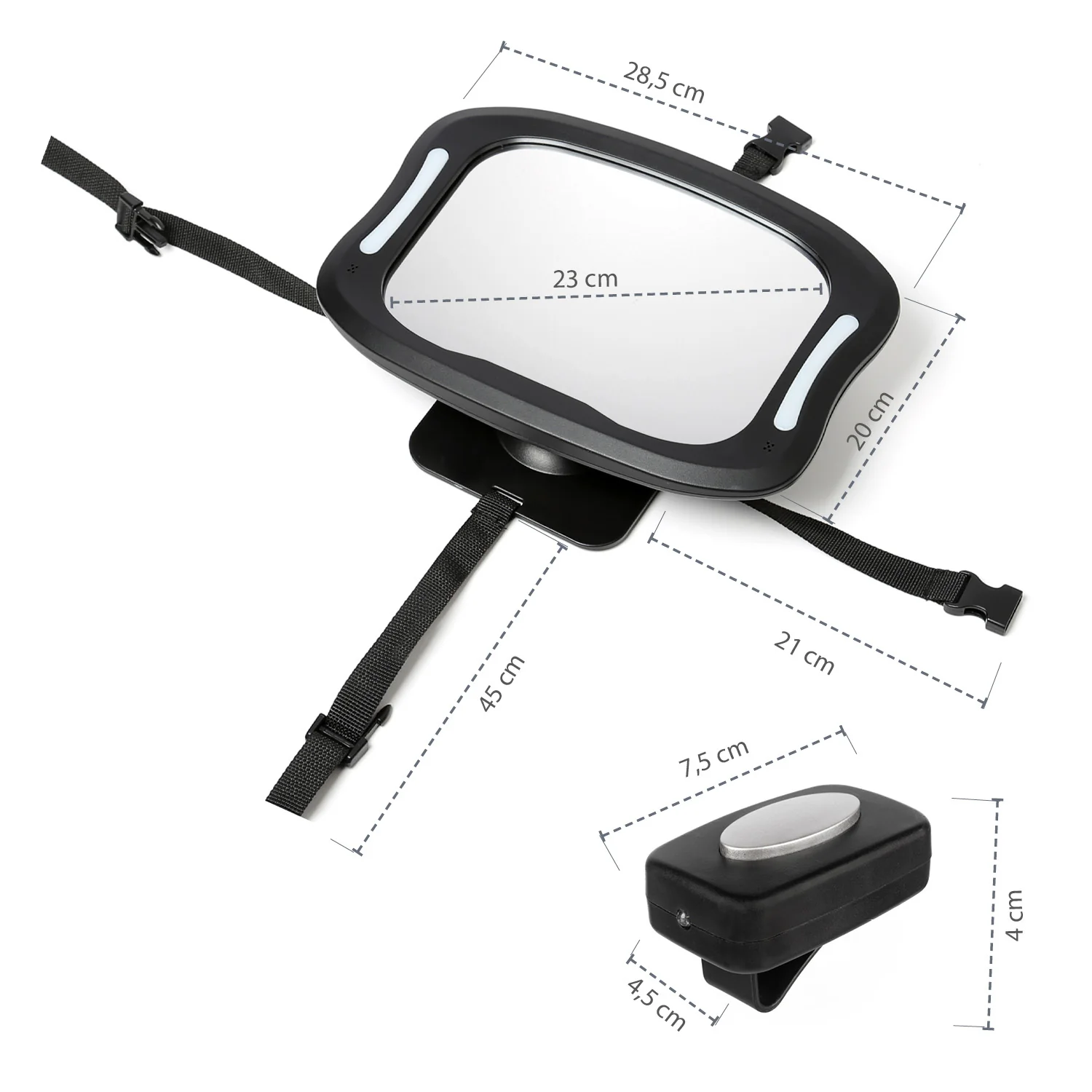 Zopa Zrcátko s LED osvětlením