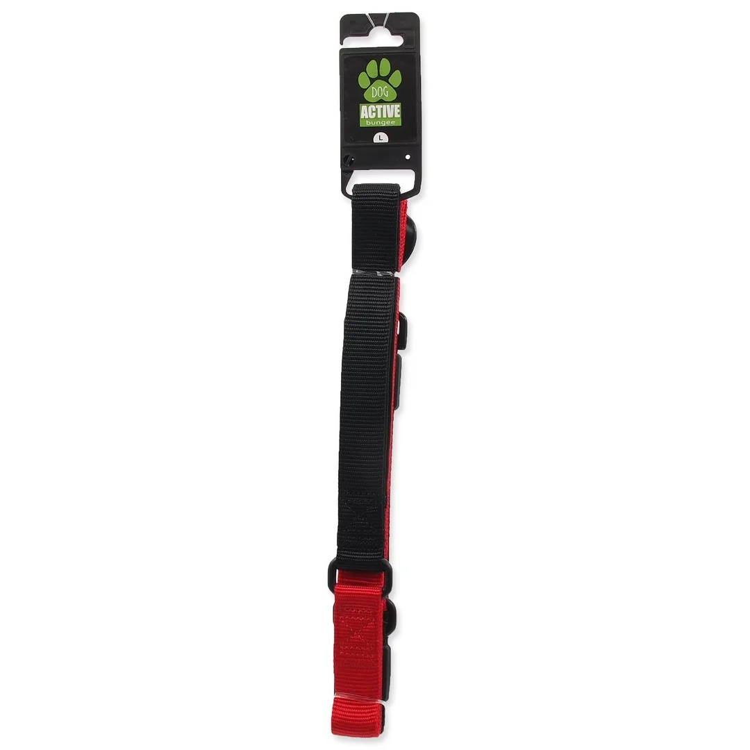ACTIVE DOG Vodítko Bungee Neoprene L červené 2,5x120cm
