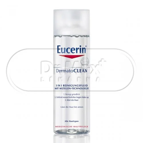 EUCERIN DermatoCLEAN micelární voda 3v1 125ml