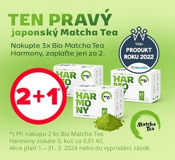 Matcha Tea BIO Harmony 2+1 (březen 2024)