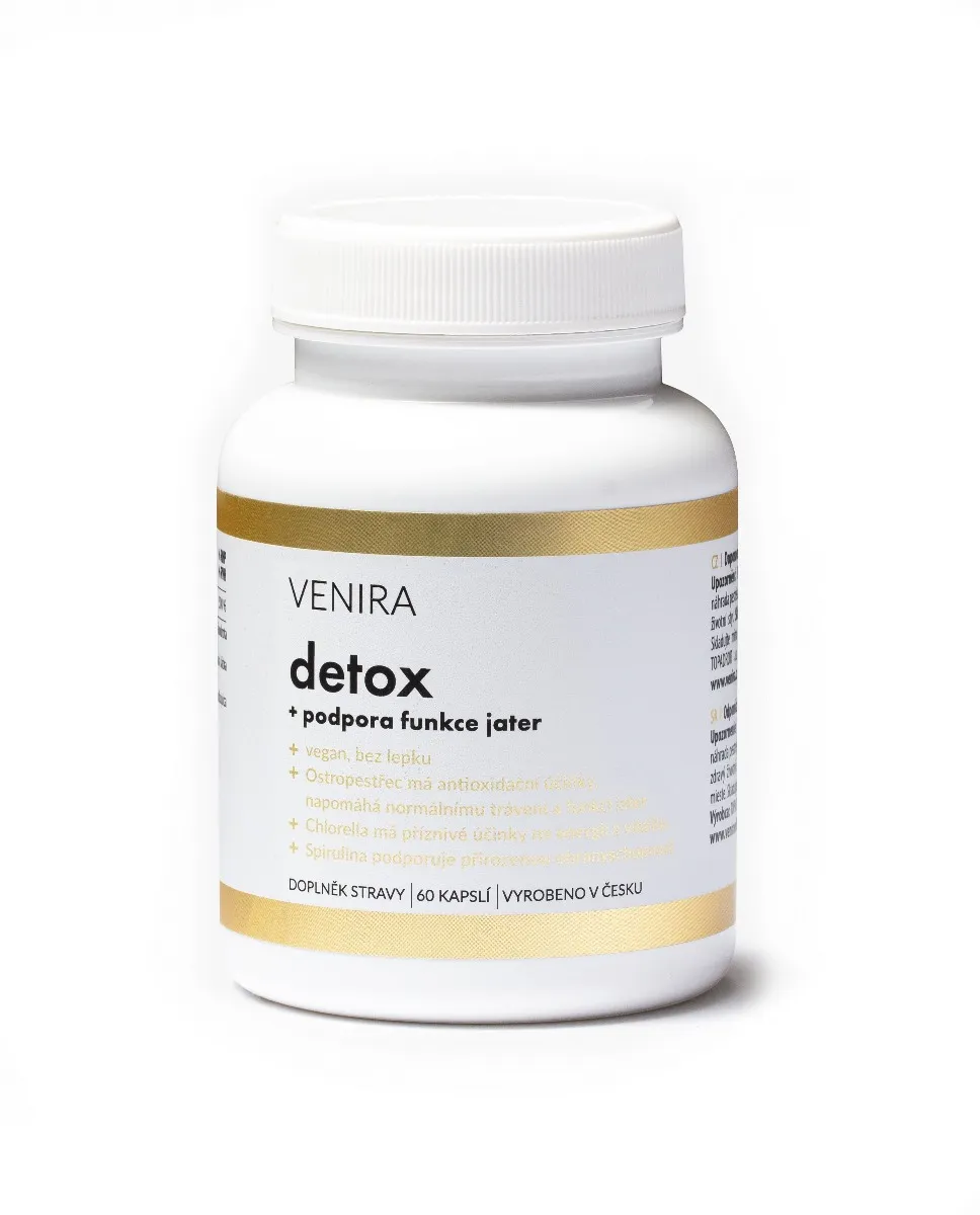 Venira Detox + podpora funkce jater 60 kapslí