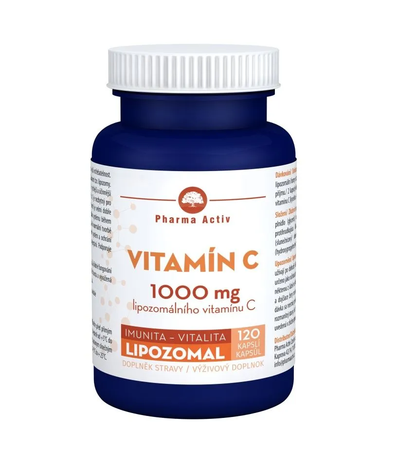Pharma Activ Lipozomal Vitamín C 1000 mg 120 kapslí