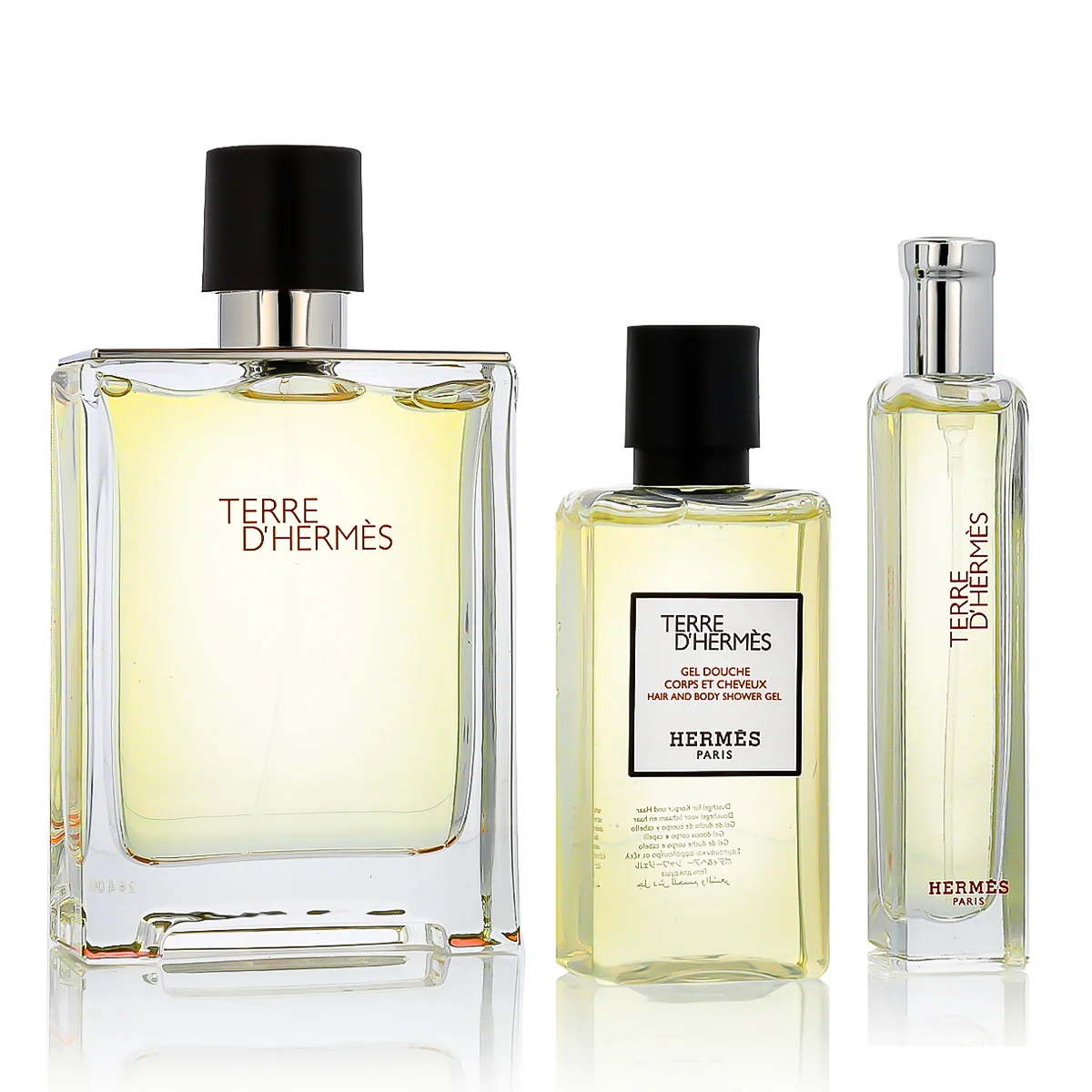 Hermès Terre D' EDT 100 ml + EDT 15 ml + SG na tělo i vlasy 40 ml M (Travel Essentials)