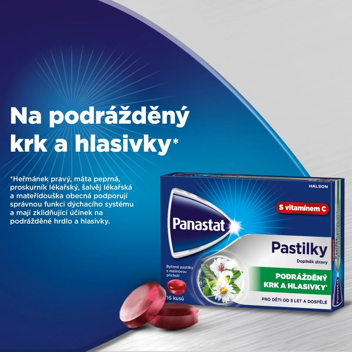 Panastat pastilky 16 ks