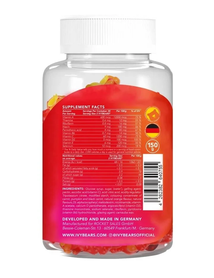 IvyBears Superpower Kids vitamíny pro děti 60 ks