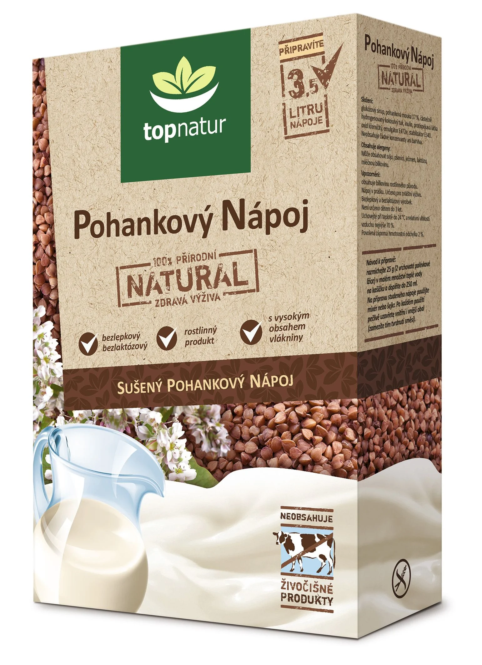 Pohankový nápoj TOPNATUR 350g