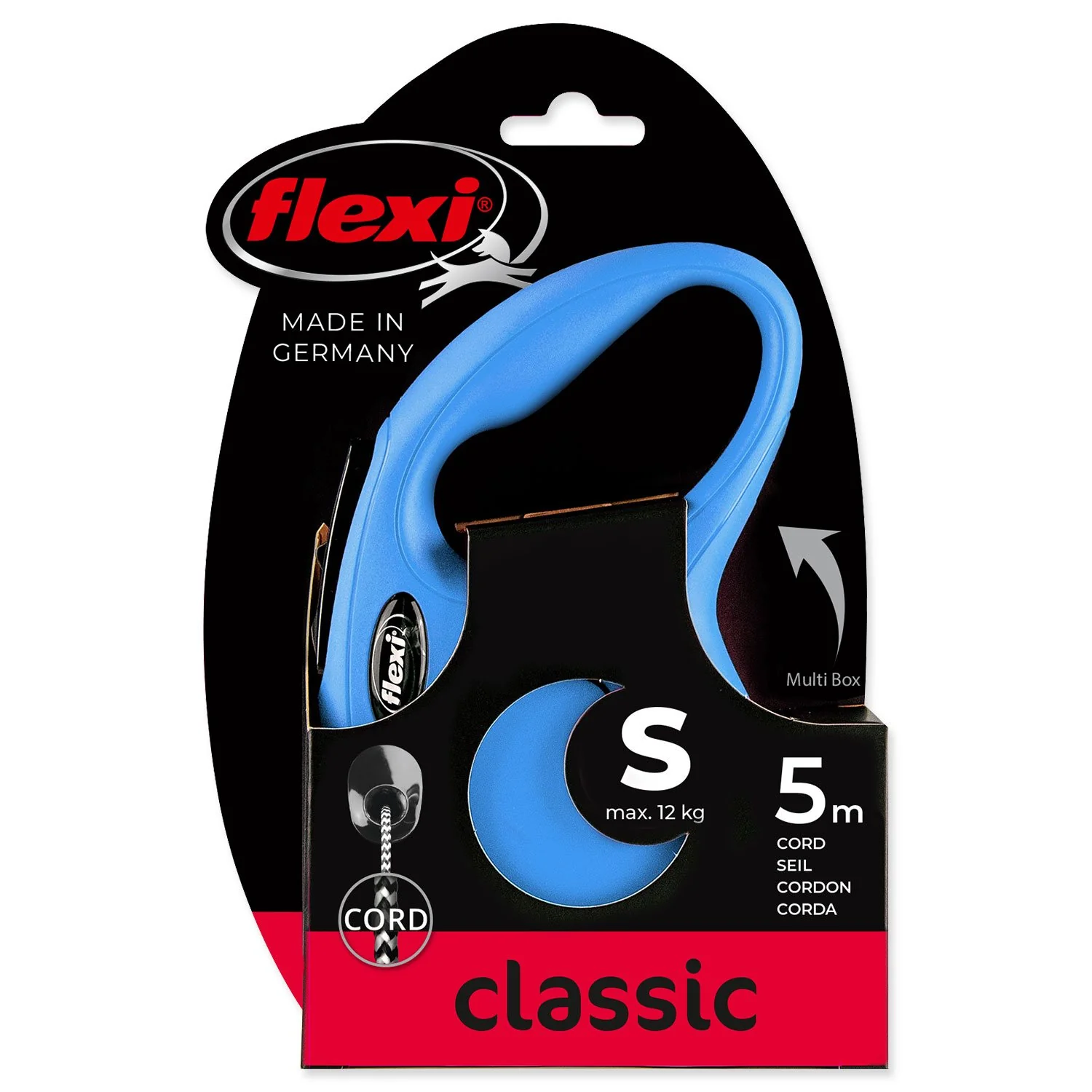 Flexi Vodítko Classic New lanko S modré 5m