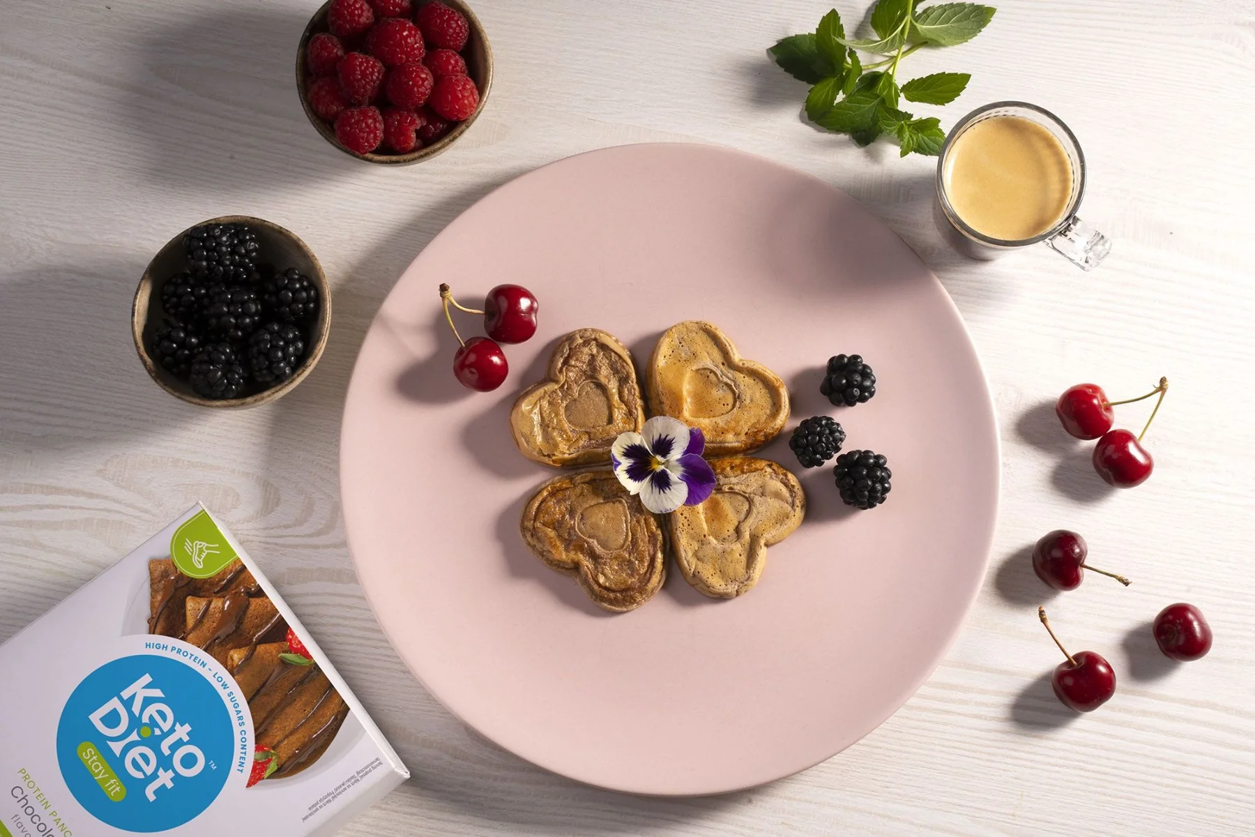 KetoDiet Proteinová palačinka čokoláda 7 porcí
