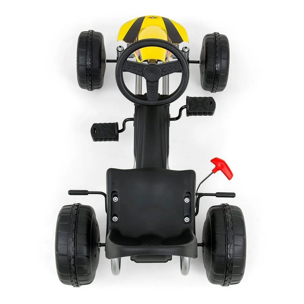 Milly Mally VIPER – dětská šlapací motokára (gokart) s ruční brzdou - modrá