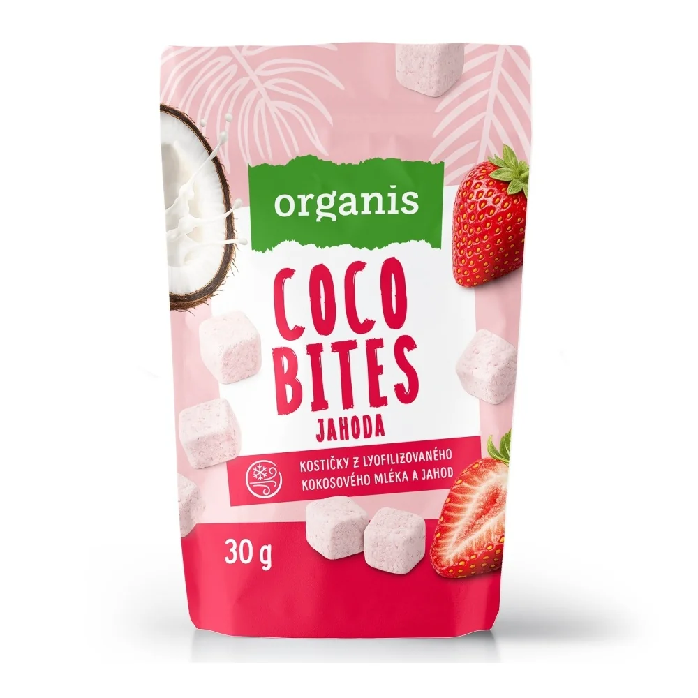 Organis COCO BITES jahoda 30 g