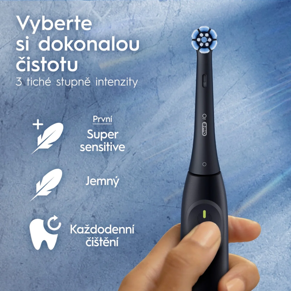 Oral-B iO 2 elektrické zubní kartáčky černý + lesní zelená