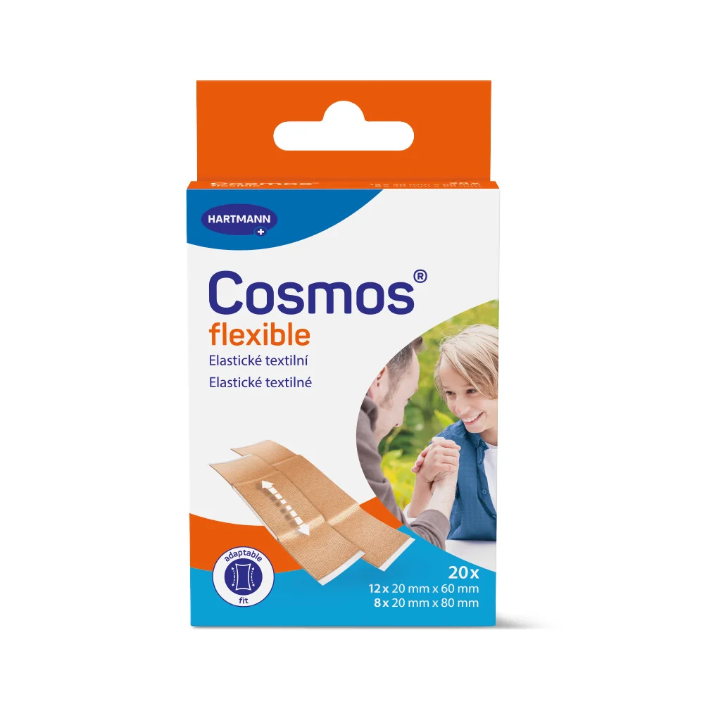 Cosmos Flexible 2 velikosti pružná náplast 20 ks