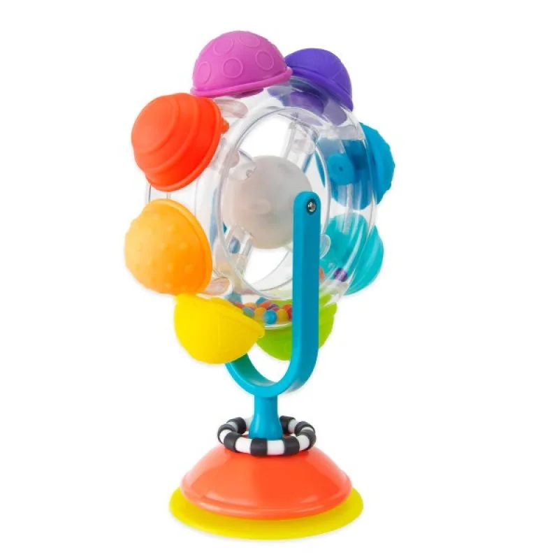 Sassy hračka s přísavkou Light-Up Rainbow Reel