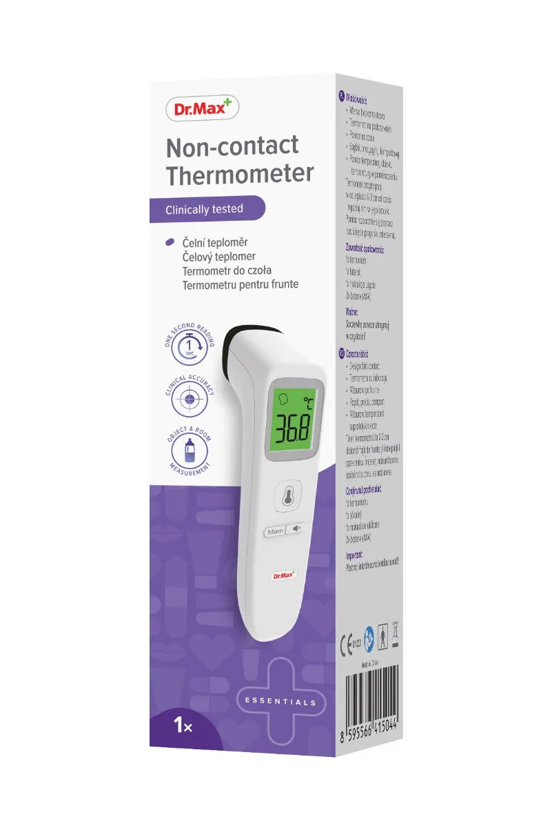 Dr. Max Non-contact Thermometer čelní teploměr 1 ks