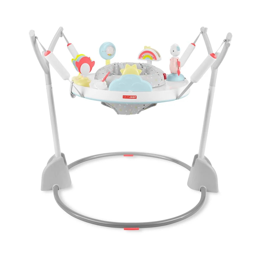 SKIP HOP Skákadlo/Aktivní centrum 2v1 Silver Lining Cloud™ 4m+