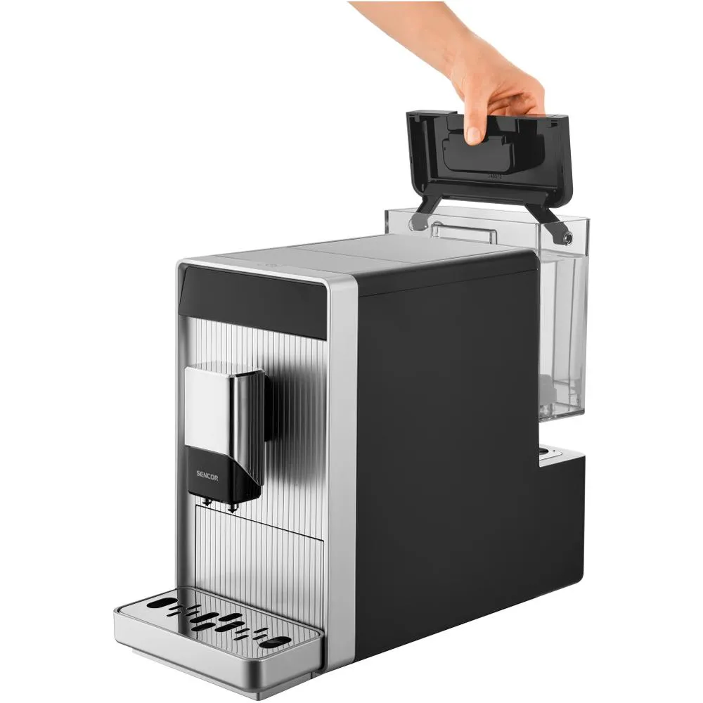 SENCOR SES 7300BK Espresso automatický kávovar černý/stříbrný