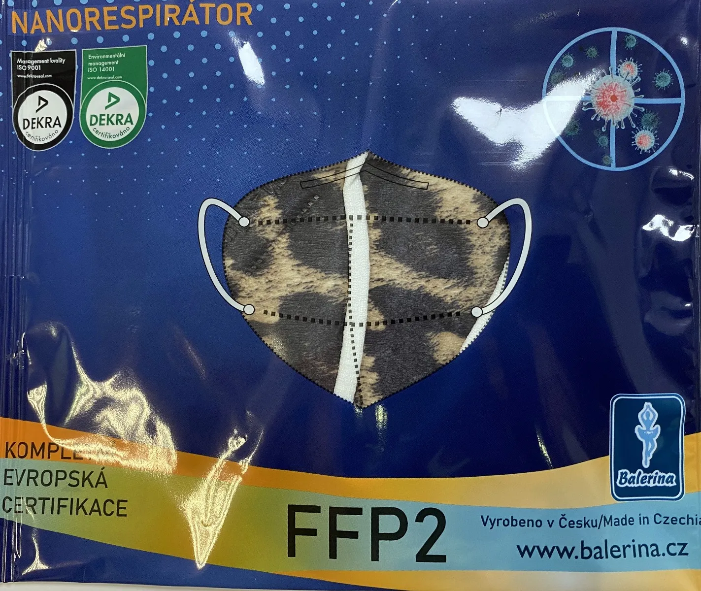 Balerina Nanorespirátor PFHM731 FFP2 NR vzor č. 108 1 ks