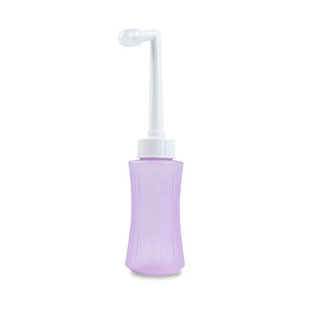 Babyono Poporodní lahvička na intimní hygienu s tryskou 340 ml, fialová
