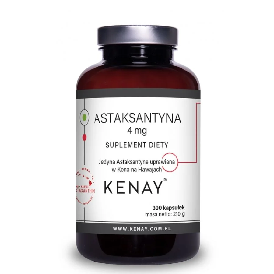 Kenay Astaxanthin 4 mg 300 kapslí