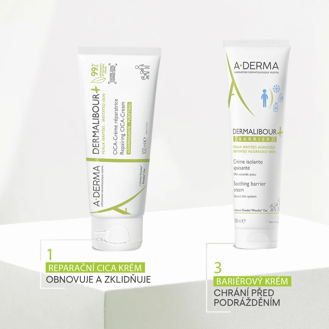 A-Derma Dermalibour+ reparační CICA-Krém 100 ml