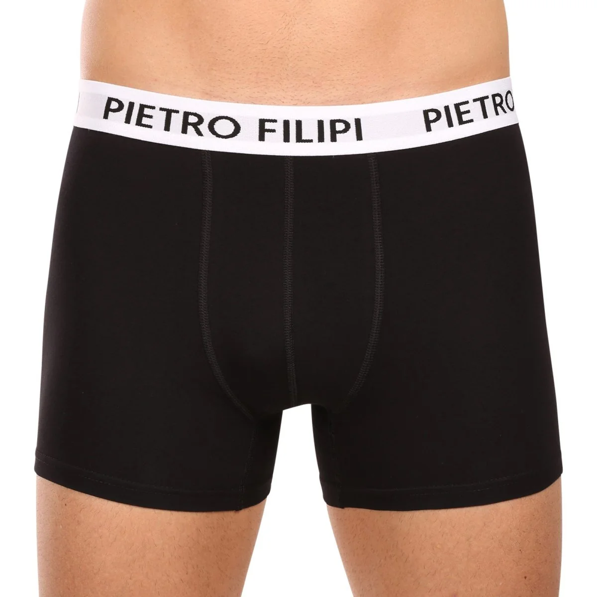 Pietro Filipi 3PACK pánské boxerky černé (3BCL003) XL