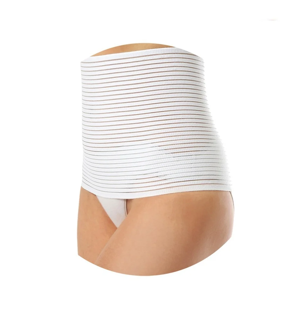 Babyono Stahovací pás po porodu S 1ks Comfort S 1 ks bílý