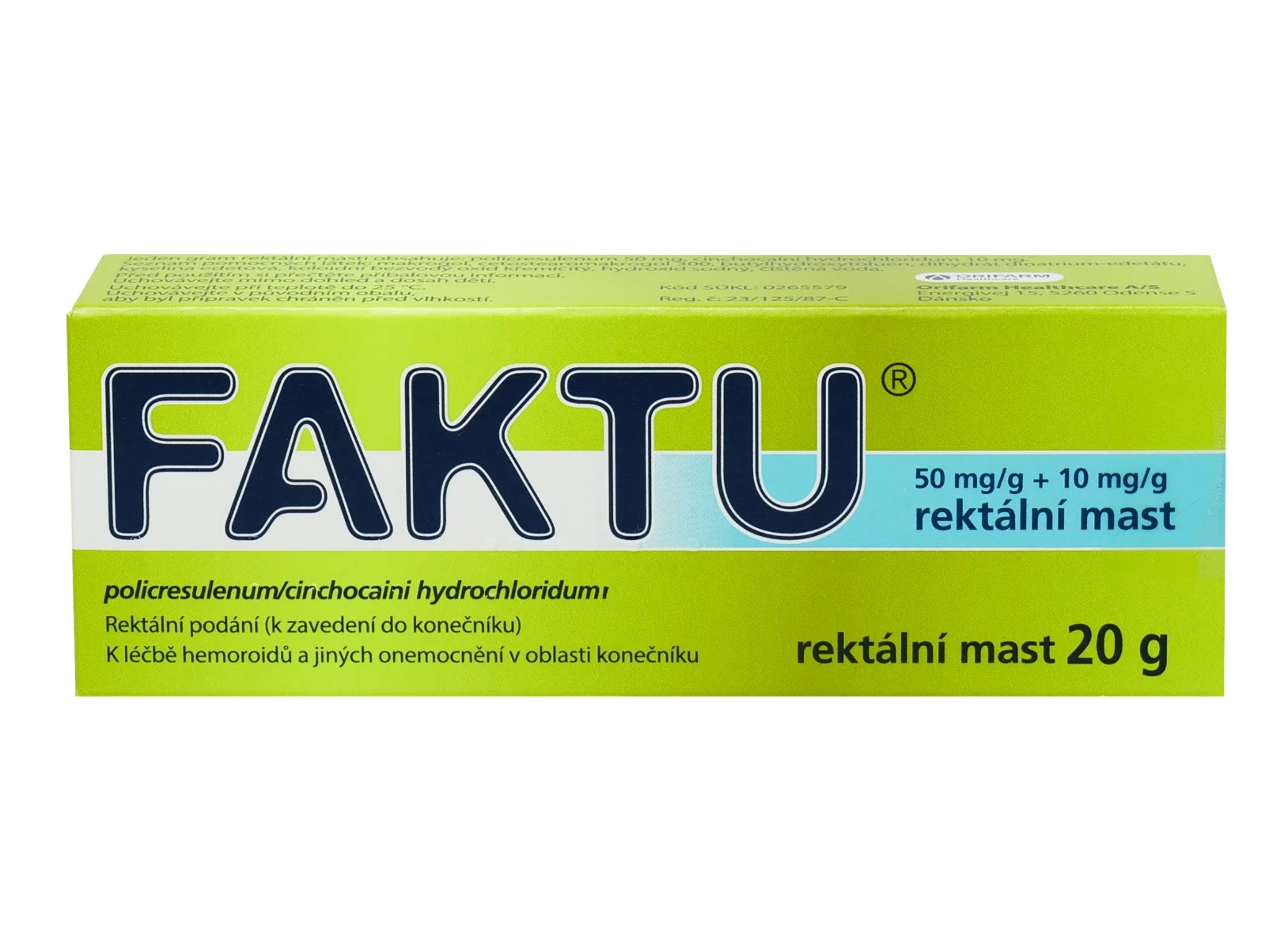 Faktu rektální mast 20 g
