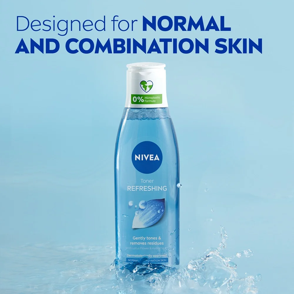 Nivea Osvěžující pleťová voda pro normální až smíšenou pleť 200 ml