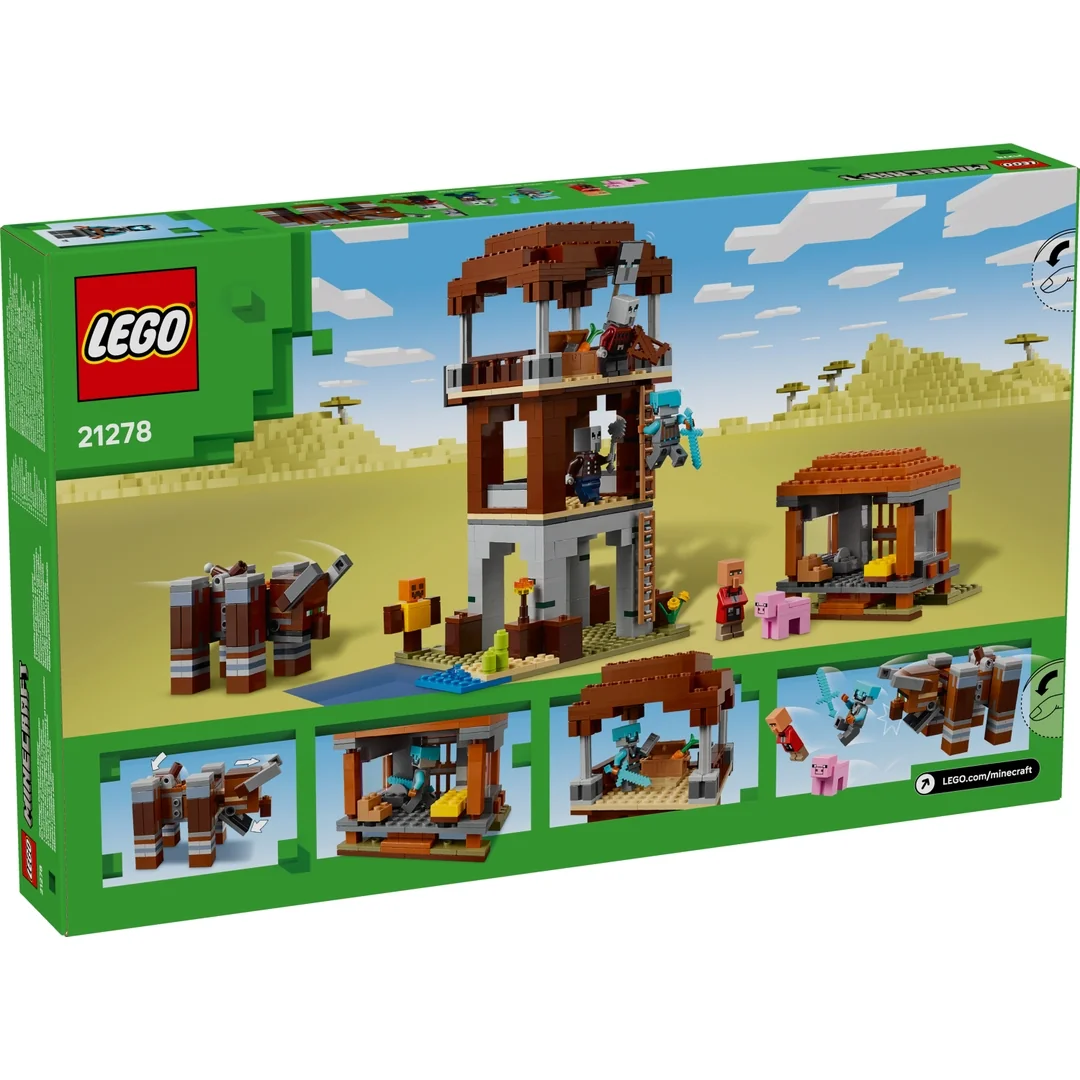 LEGO® Minecraft® 21278 Základna plenitelů a Ničitel
