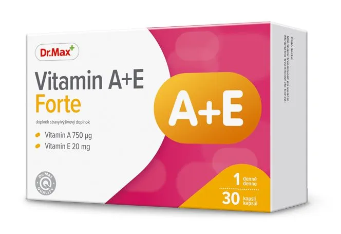 Dr. Max Vitamin A + E Forte 30 kapslí