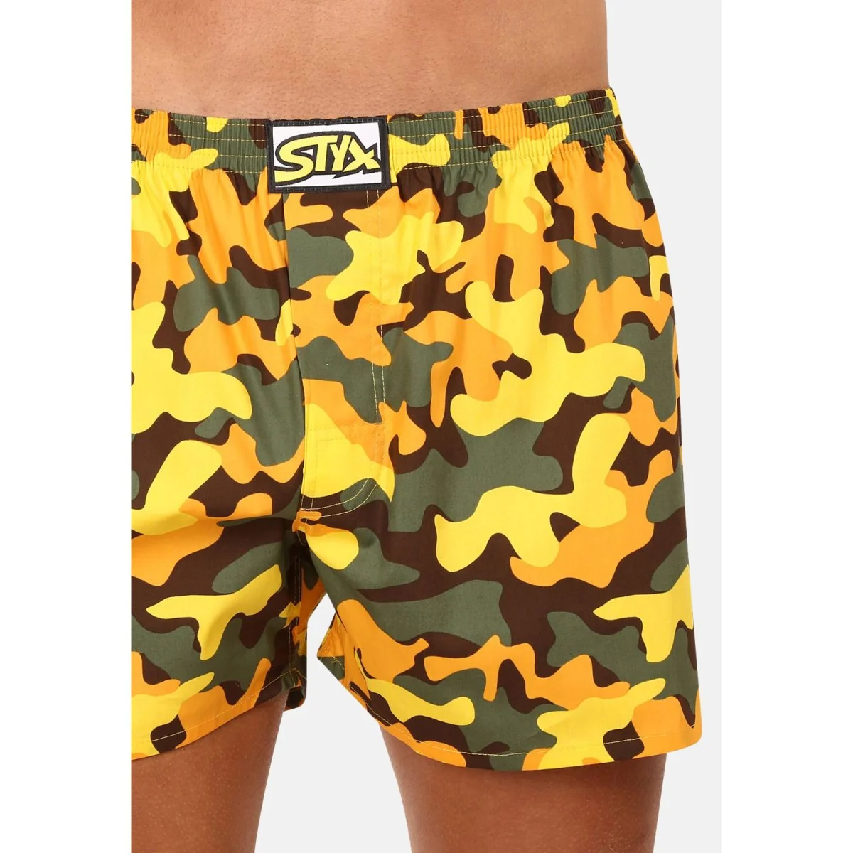 Styx 3PACK pánské trenky art klasická guma vícebarevné (3A15901) S