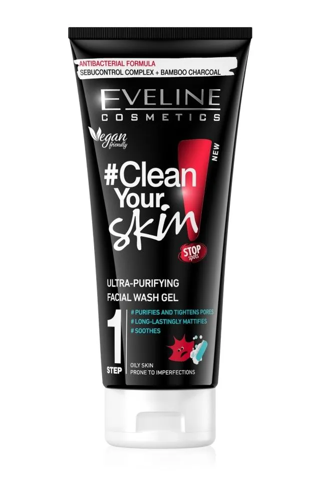 Eveline Clean Your Skin čisticí pleťový gel 200 ml