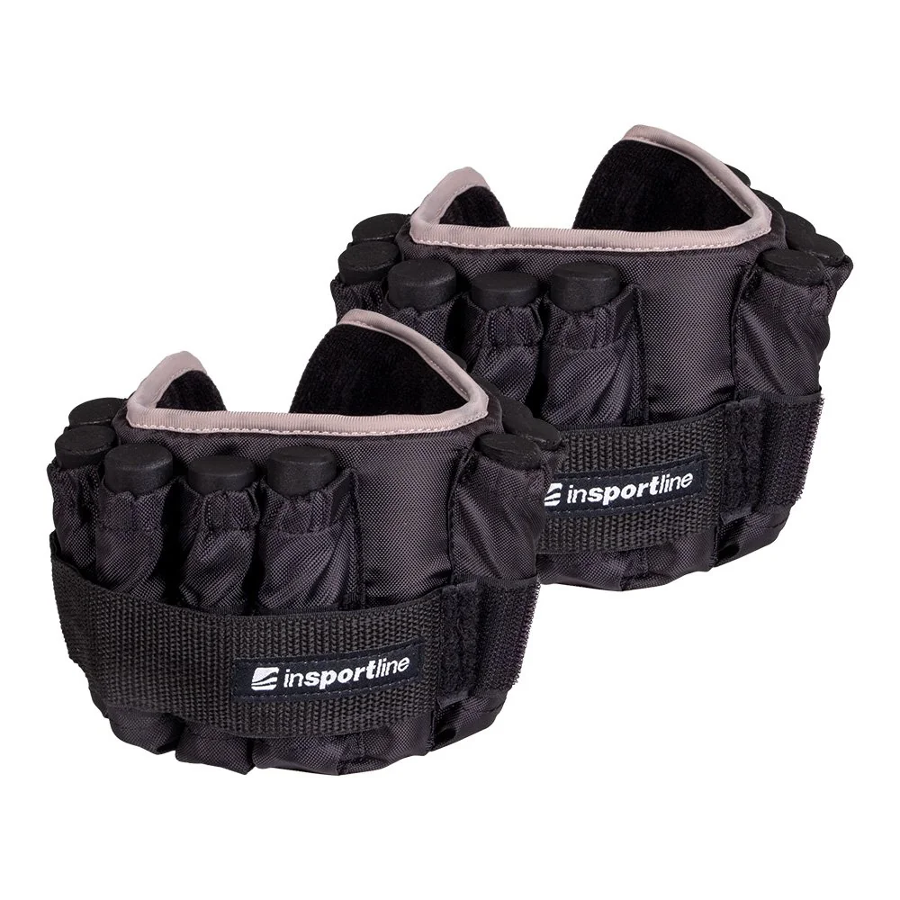 inSPORTline Nastavitelná kotníková závaží Ankler X 2x2,25 kg