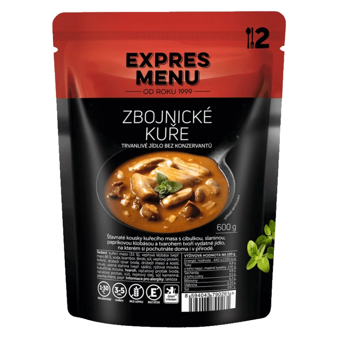EXPRES MENU Zbojnické kuře 600 g (1 porce)